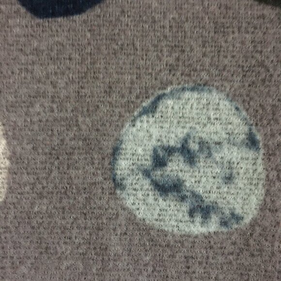 CHARLIE B Soft Fleecey Polka Dot Crewneck Sweater - Picture 4 of 14